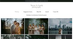 Desktop Screenshot of mariaagarthphotography.com
